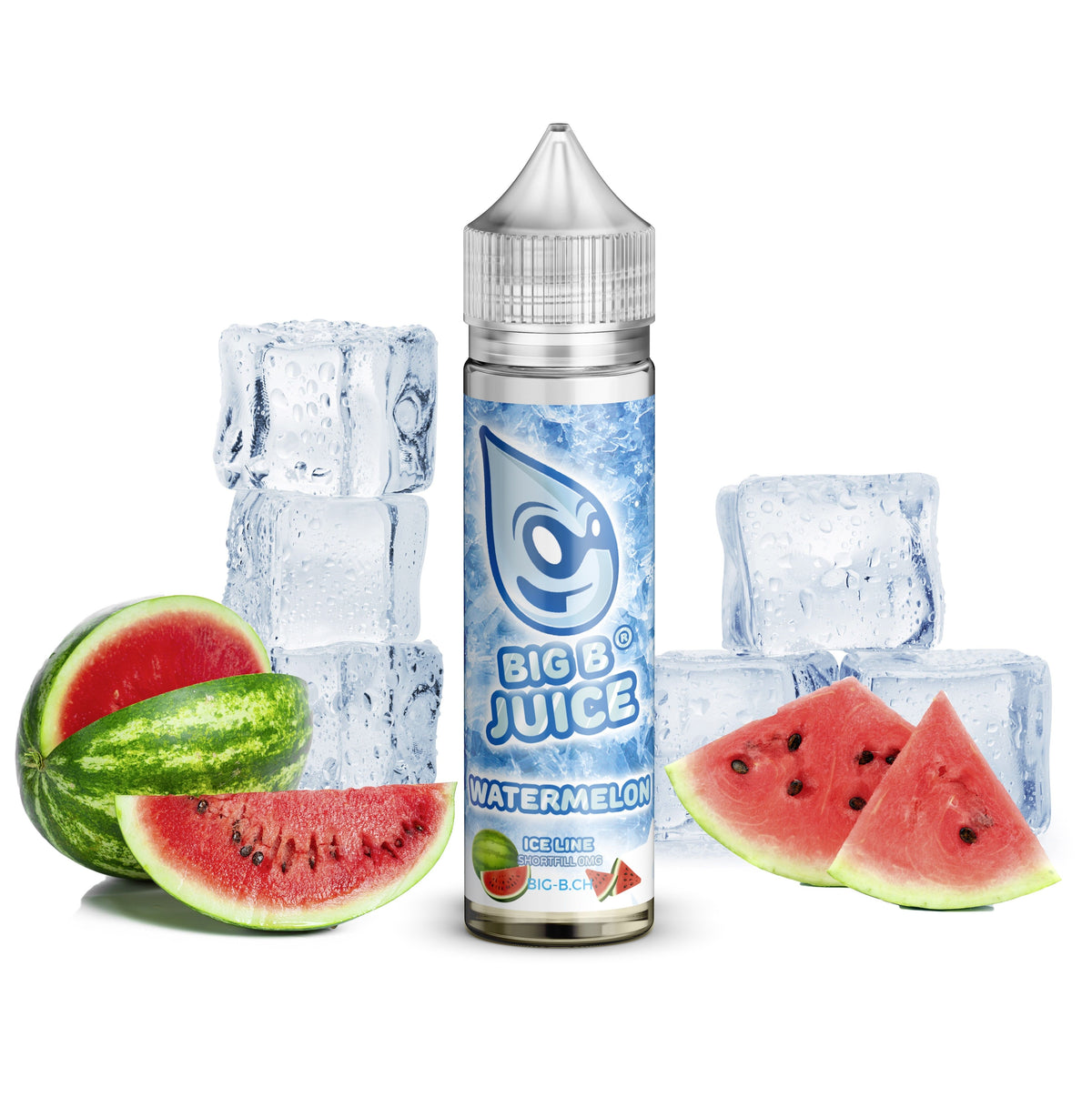 E-Liquid BIG B Juice ICE Line, Watermelon 50ml ''Shortfill''