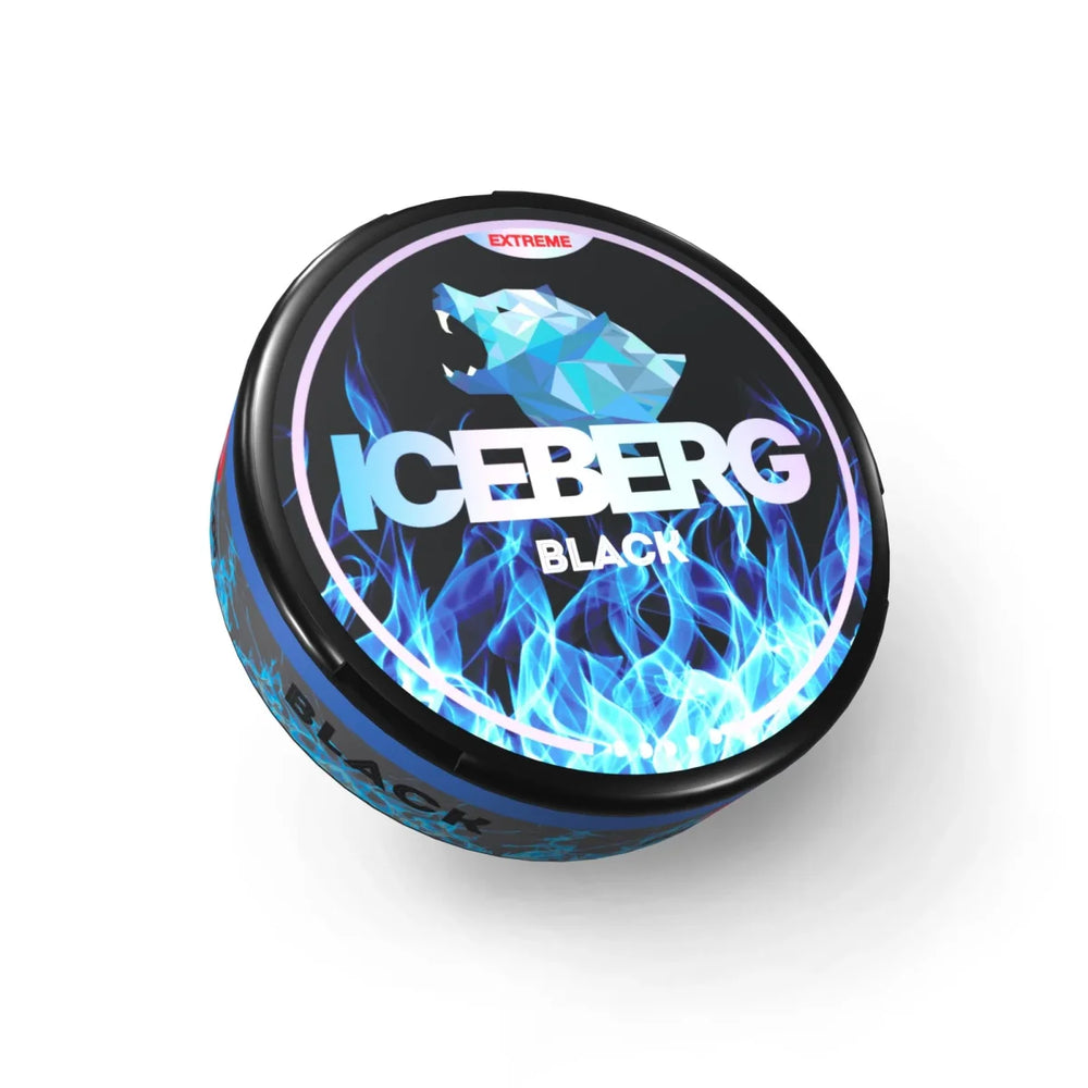 ICEBERG - Strong - Black - All White Snus - 50mg/g - 16g