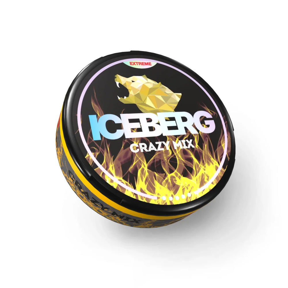 ICEBERG - Strong - Crazy Mix - All White Snus - 50mg/g - 16g
