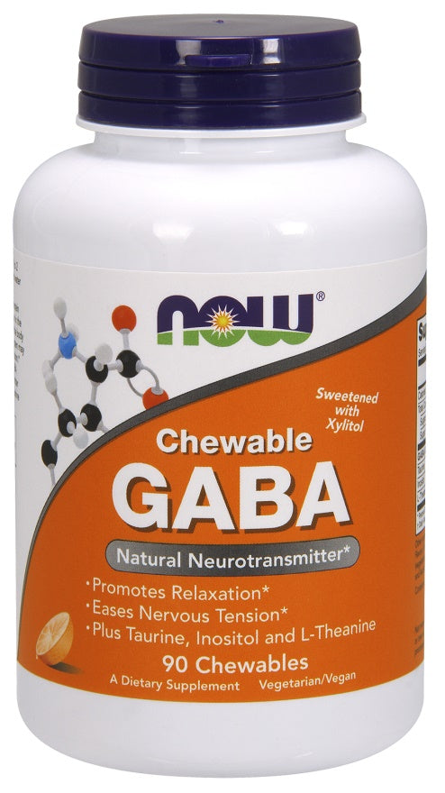 Now Foods GABA Chewable with Taurine