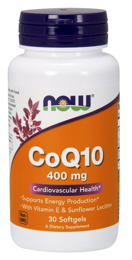 Now Foods CoQ10 with Vitamin E & Sunflower Lecithin