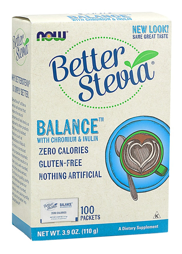 Now Foods Better Stevia Balance with Chromium & Inulin