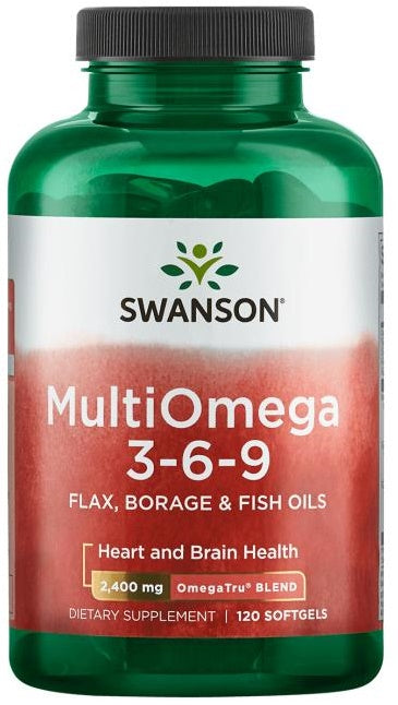 Swanson MultiOmega 3-6-9 - Flax & Borage & Fish Oils