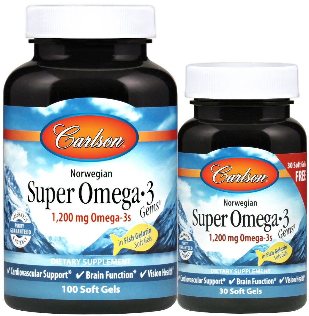 Carlson Labs Norwegian Super Omega-3 Gems