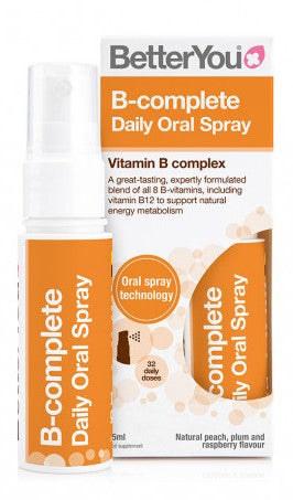 Betteryou B-complete Daily Oral Spray, Natural Peach
