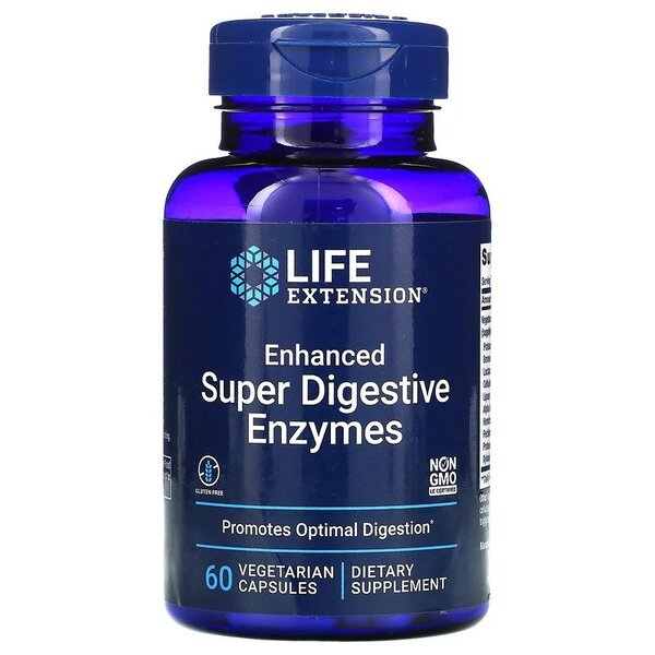Life Extension Enhanced Super Digestive Enzymes and Probiotics