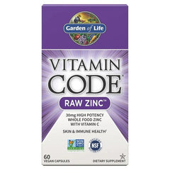 Garden Of Life Vitamin Code Raw Zinc
