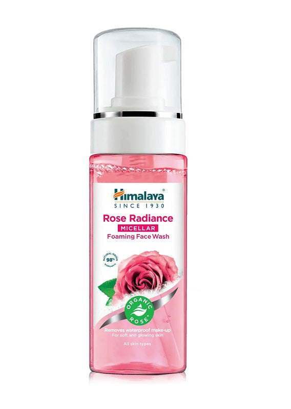 Himalaya Organic Rose Radiance Micellar Foaming Face Wash