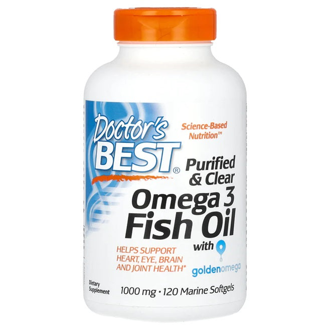 Doctor S Best Purified & Clear Omega 3 Fish Oil