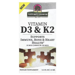 Nature S Answer Vitamin D3 & K2