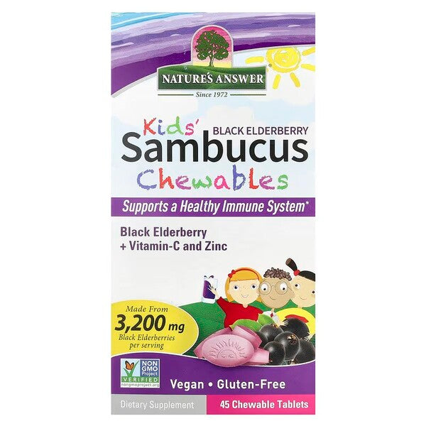 Nature S Answer Kid's Sambucus Chewables
