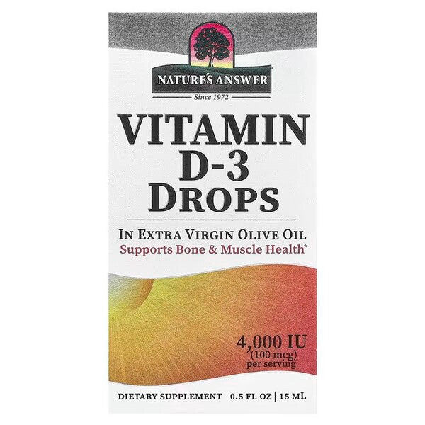 Nature S Answer Vitamin D-3 Drops