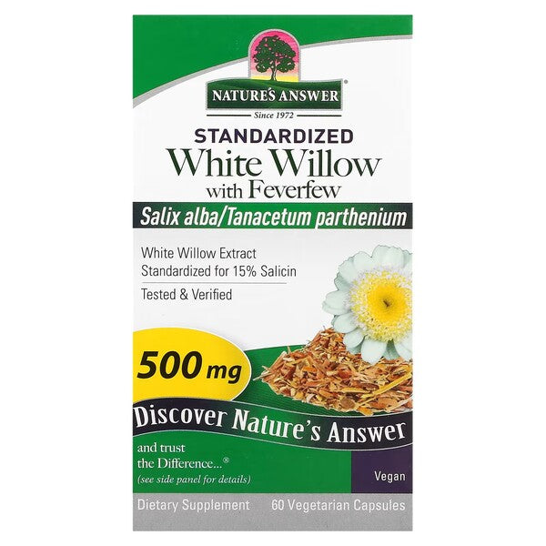 Nature S Answer White Willow with Feverfew