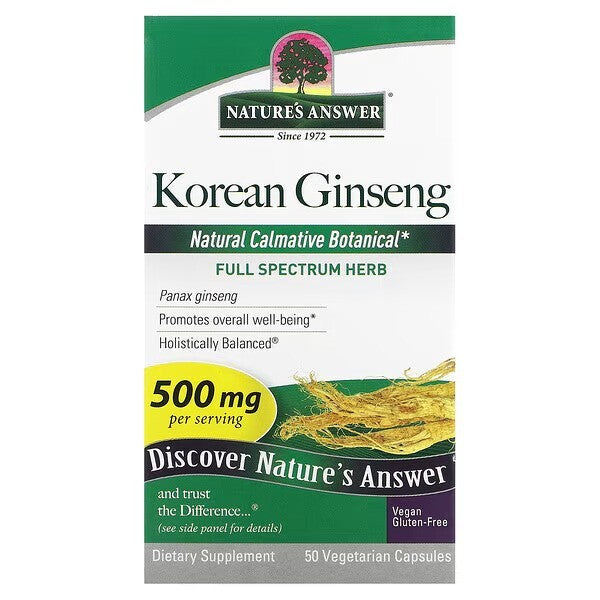 Nature S Answer Korean Ginseng
