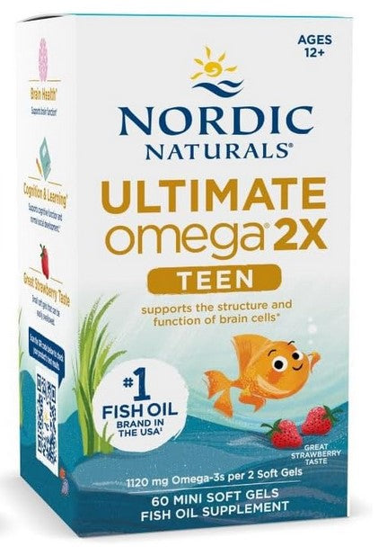 Nordic Naturals Ultimate Omega 2X Fish Oil TEEN