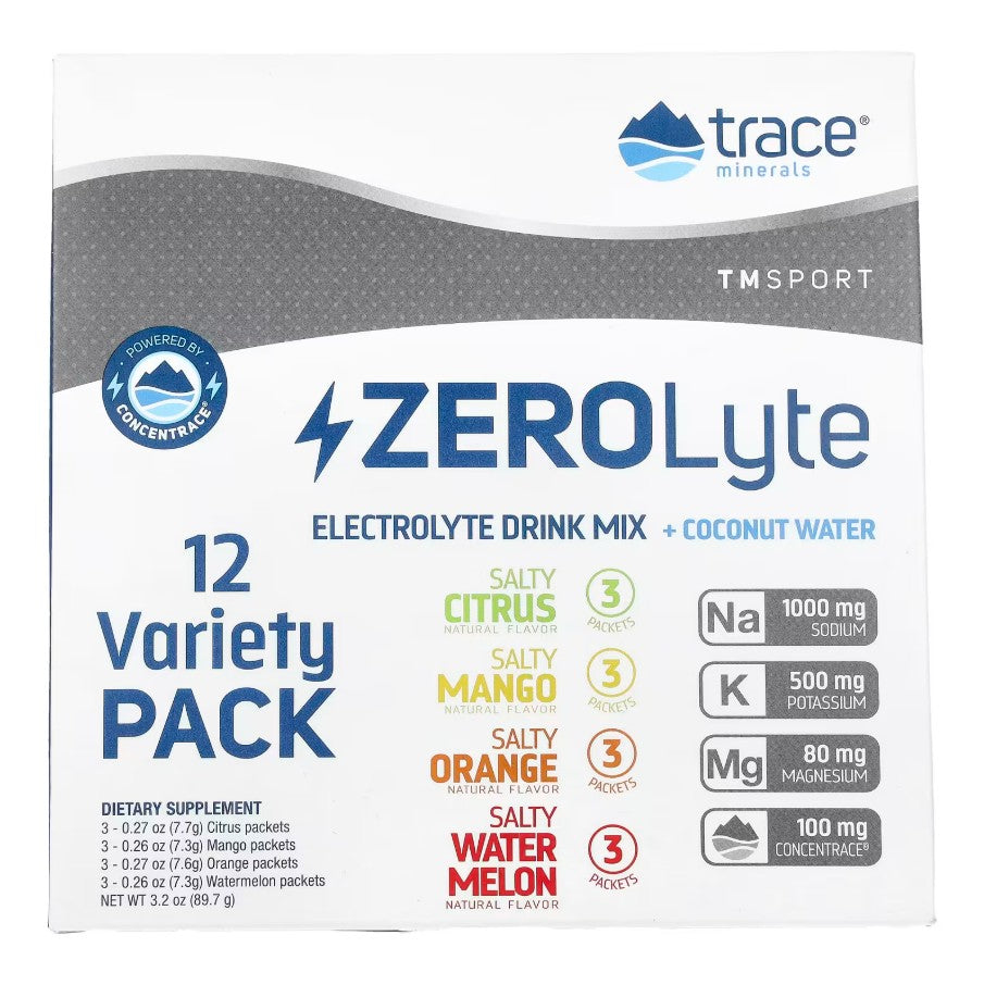 Trace Minerals ZEROLyte 12 Variety Pack
