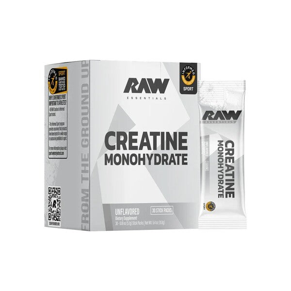 Raw Nutrition Creatine Monohydrate Stick Packs