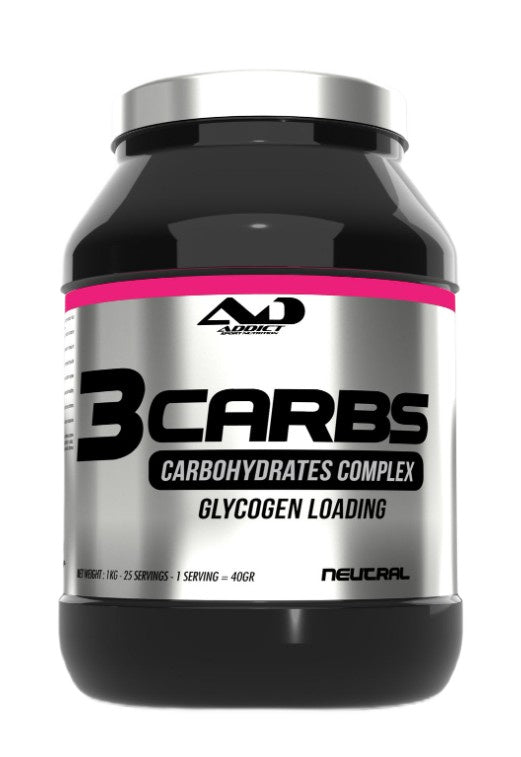 Addict Sport Nutrition 3Carbs Carbohydrates Complex Glycogen Loading