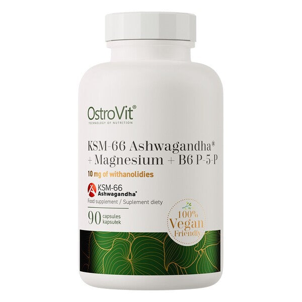Ostrovit KSM-66 Ashwagandha + Magnesium + B6 P-5-P