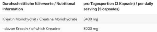INLEAD Creatine Monohydrate 300 Kapseln