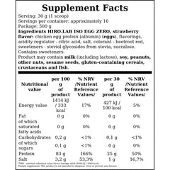Iso Egg Zero - 500g - Strawberry