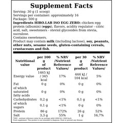 Iso Egg Zero - 500g - Vanilla