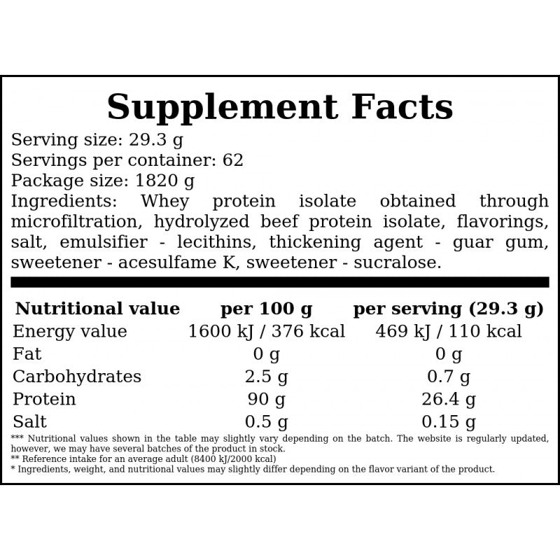 Isolate Pro - 1820g - Chocolate