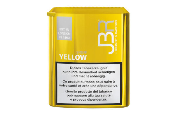 JBR - Yellow Snuff - Display - 10 x 10g