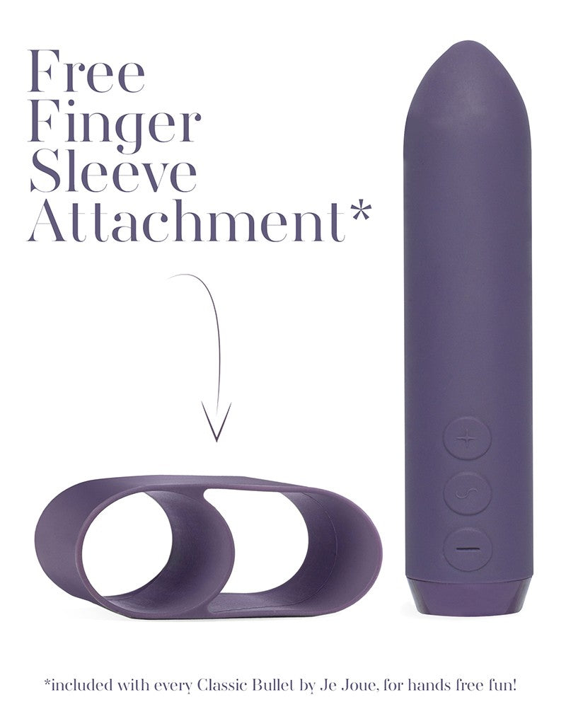11: Je Joue - Classic - Bullet Vibrator mit Fingermanschette - Violett