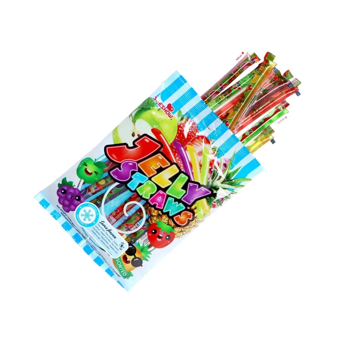 Jelly Straws Assorted Bag 300g