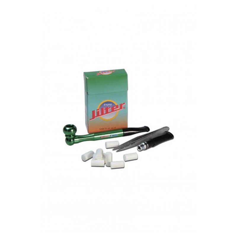 Jilter Alu One-Hit Pipe mit Jilter - Green