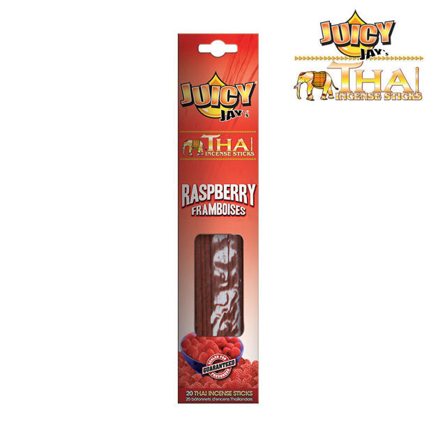Juicy Jay - Thai Incense Sticks - Raspberry - Display - 12 x 20 Stück