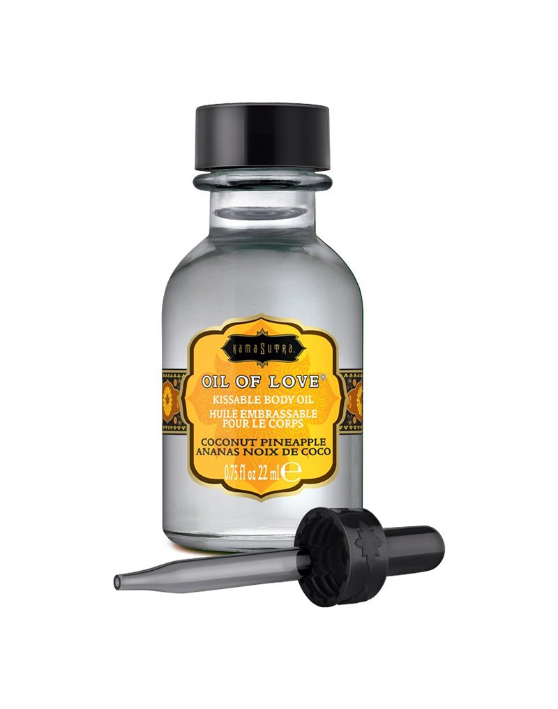 Kamasutra - Oil of Love - Körperöl zum Küssen - Coconut Pineapple - 22 ml
