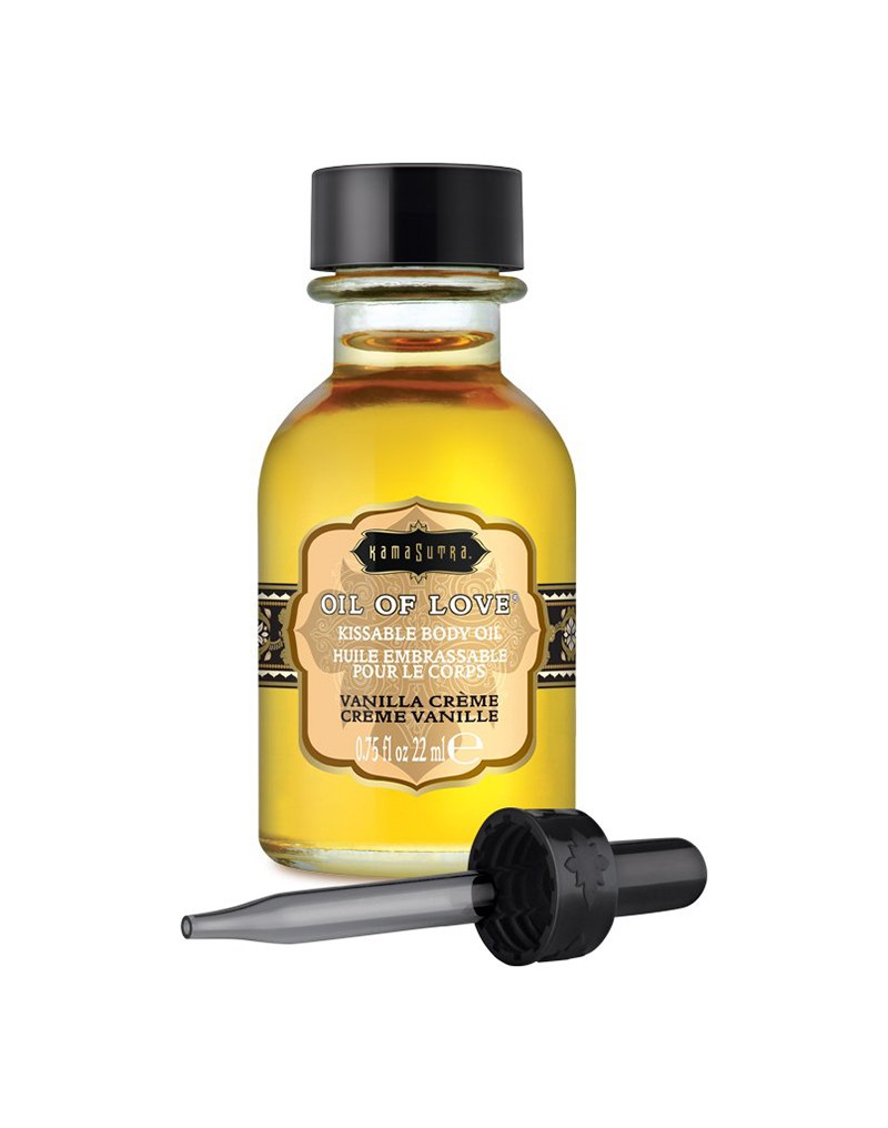 Kamasutra - Oil of Love - Körperöl zum Küssen - Vanilla Crème - 22 ml