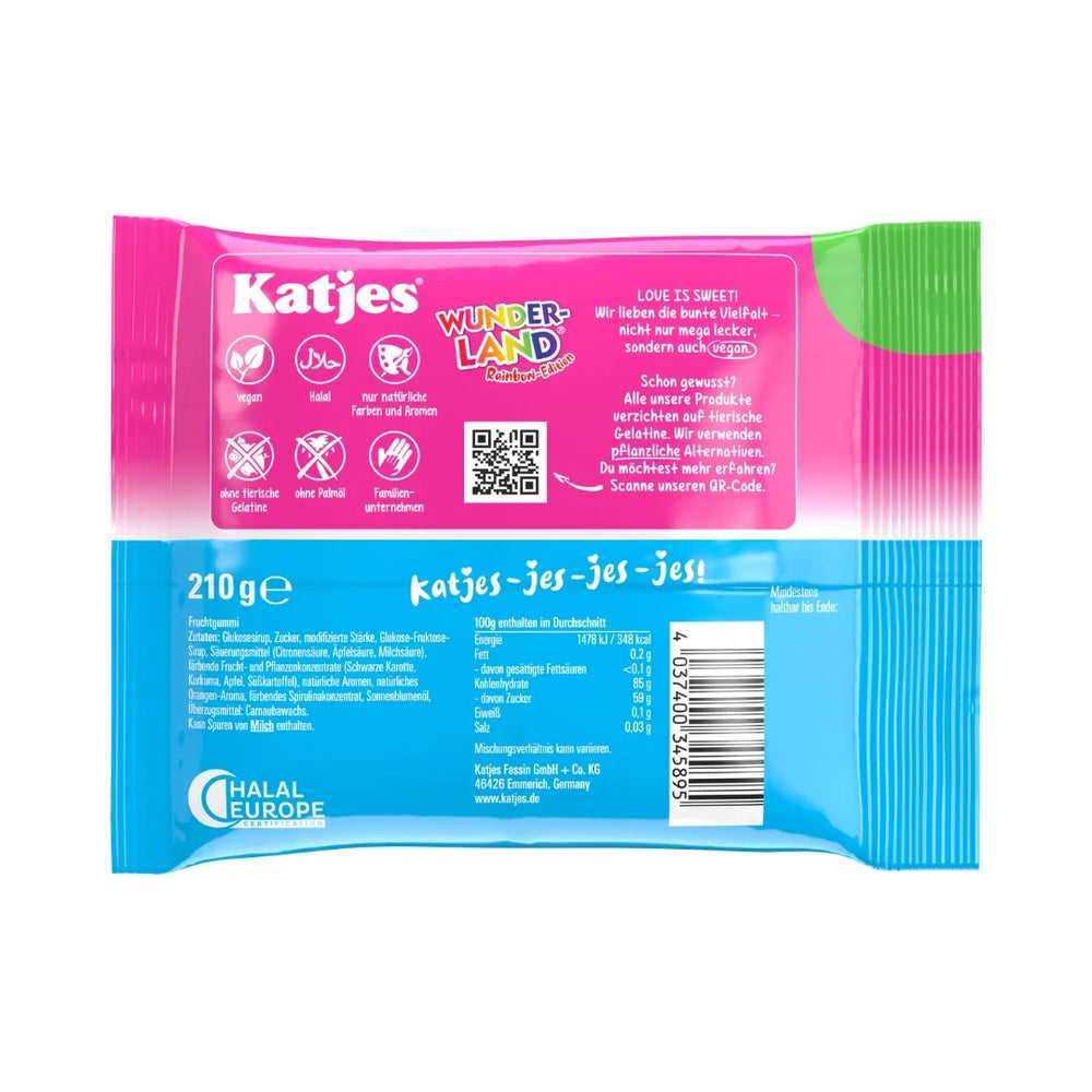 Katjes Wunderland Rainbow vegan 210g