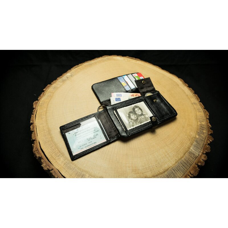Kavatza - Tabak Portemonnaie LARGE CLASSIC - Black