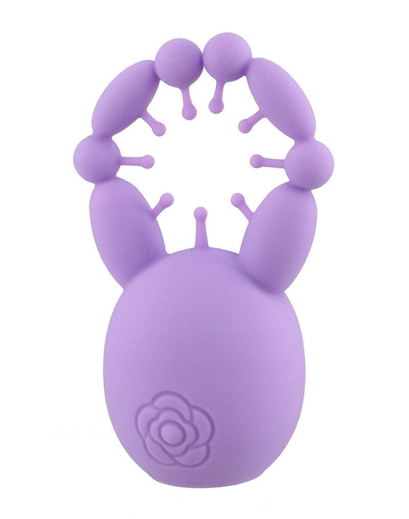 Pretty Love - Jammy - Cockring-Vibrator mit Klitorisstimulator - Schwarz