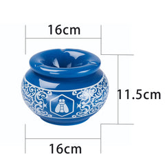 Keramik Aschenbecher - Moroccan  - Blue - 1 Stück