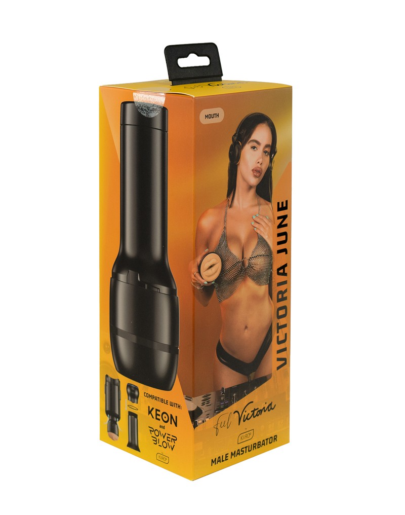 Kiiroo - FeelStar Victoria June Mund Stroker