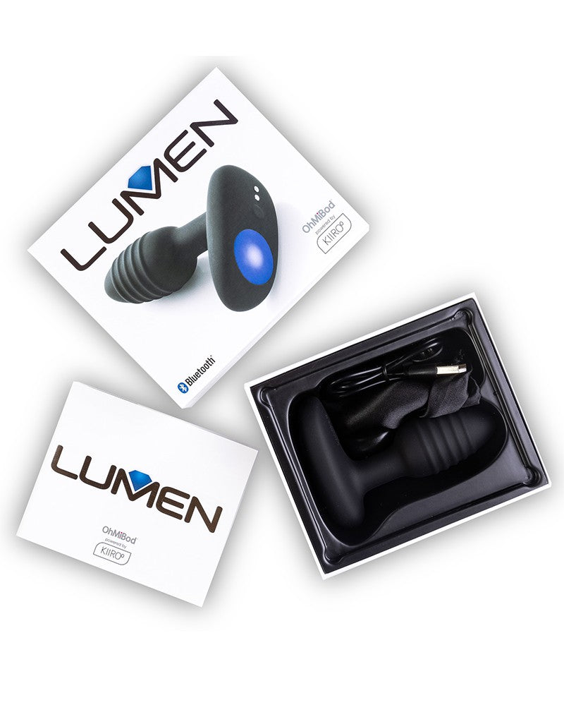 Kiiroo OhMiBod - Lumen - Interaktiver Butt Plug - Schwarz