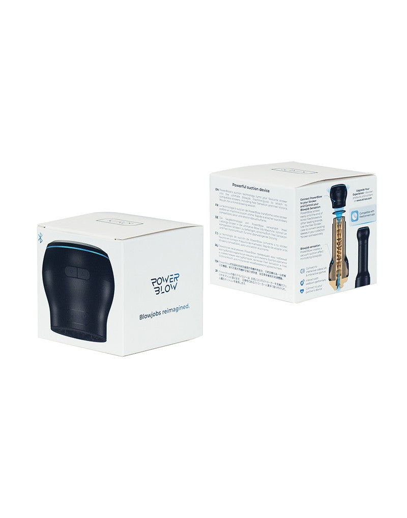 Kiiroo - PowerBlow - Interaktiver Saugmasturbator - Schwarz