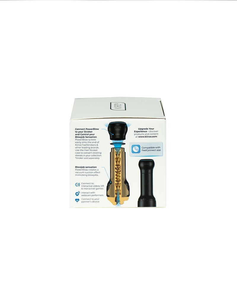 Kiiroo - PowerBlow - Interaktiver Saugmasturbator - Schwarz
