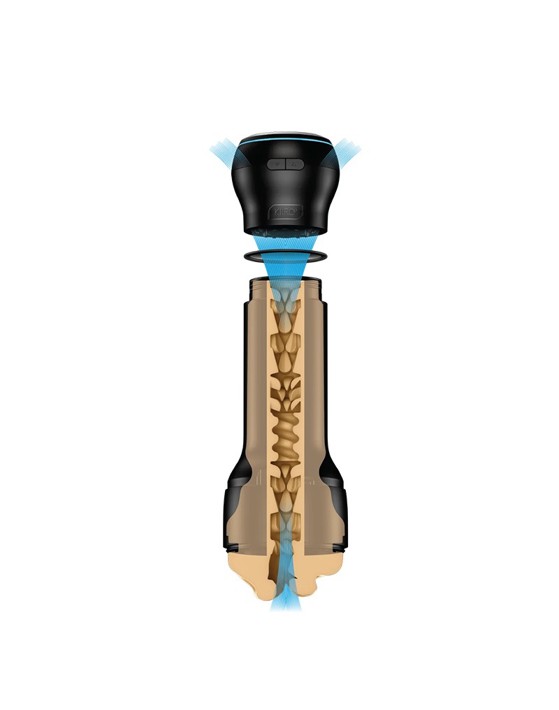 Kiiroo - PowerBlow - Interaktiver Saugmasturbator - Schwarz