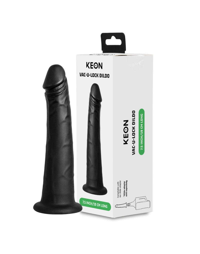 KIIROO - Vakuumverschluss-System-Dildo für KEON Masturbator - Schwarz