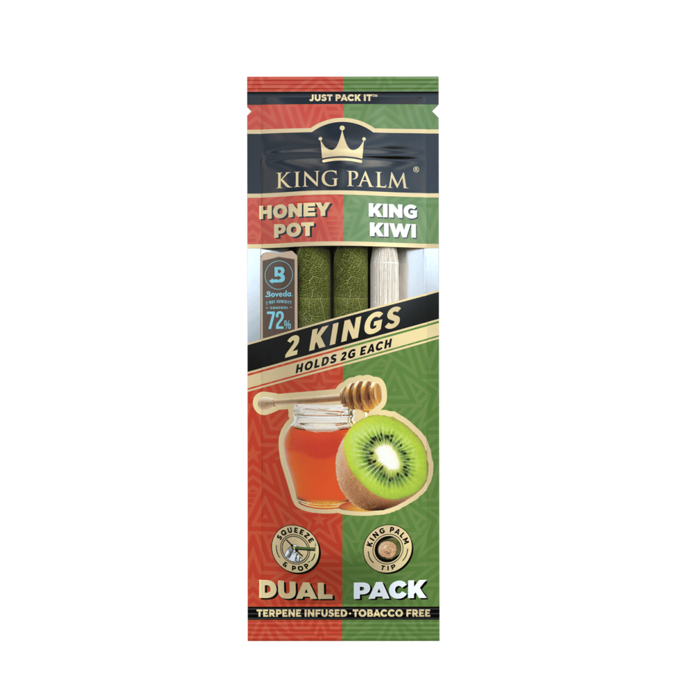 King Palm - King - 2 Stück - Honey Pot & King Kiwi - Display - 20 Stück