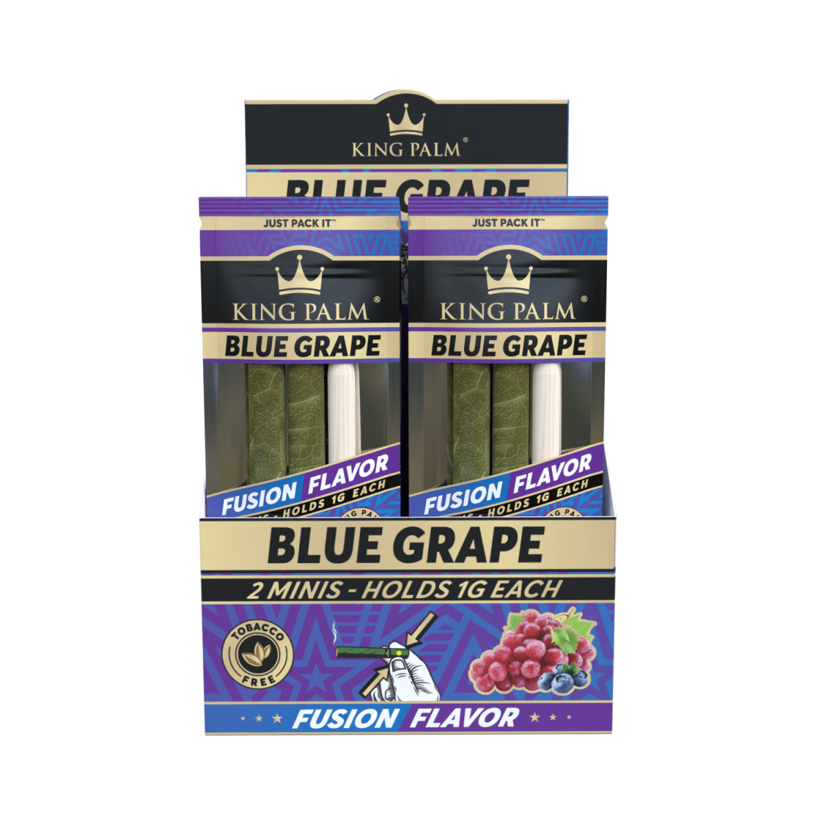 King Palm - Mini - 2 Stück - Blue Grape - Display - 20 Stück
