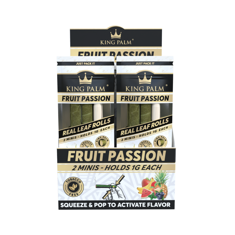 King Palm - Mini - 2 Stück - Fruit Passion - Display - 20 Stück