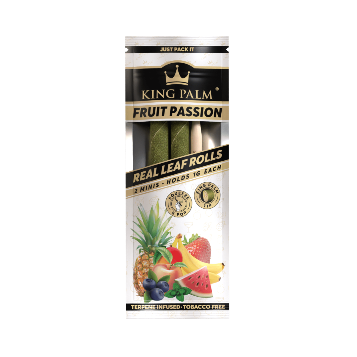 King Palm - Mini - 2 Stück - Fruit Passion - Display - 20 Stück
