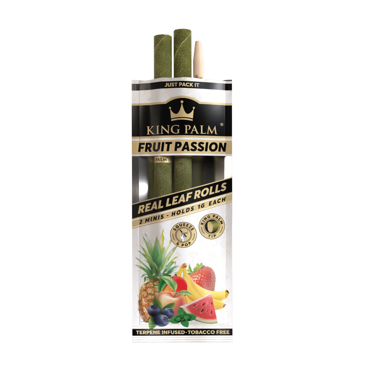 King Palm - Mini - 2 Stück - Fruit Passion - Display - 20 Stück