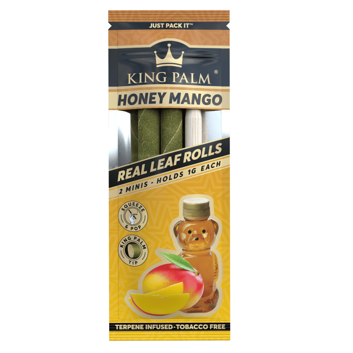 King Palm - Mini - 2 Stück - Honey Mango - Display - 20 Stück